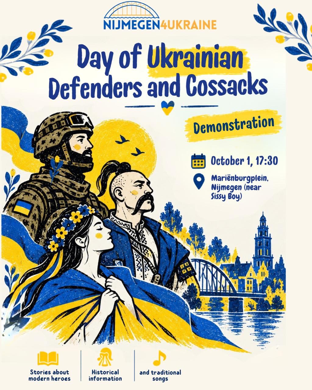 Day of Ukrainian Defenders — remembrance gathering. Promotional image from the original event page.