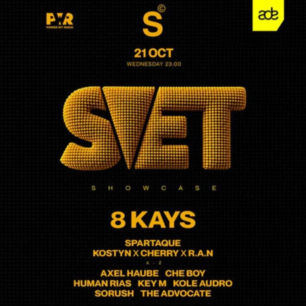 SVET Visual Show — Amsterdam Dance Event. Promotional image from the original event page.
